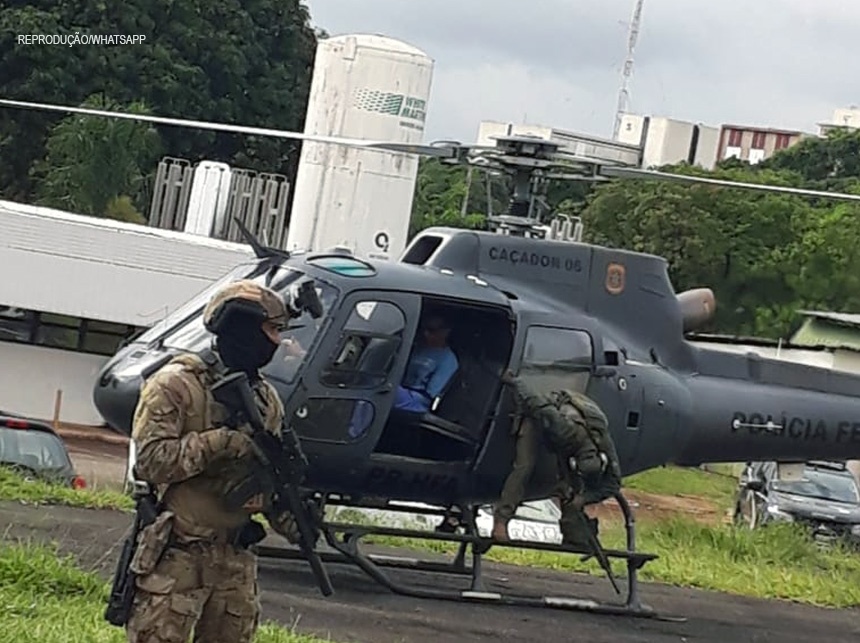 Sob forte esquema de segurança, líder do PCC é atendido no Hospital de Base do DF