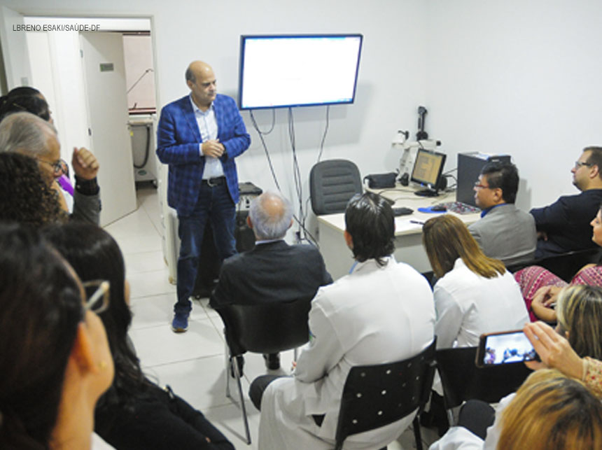 Hran inaugura fototerapia no Ambulatório de Dermatologia