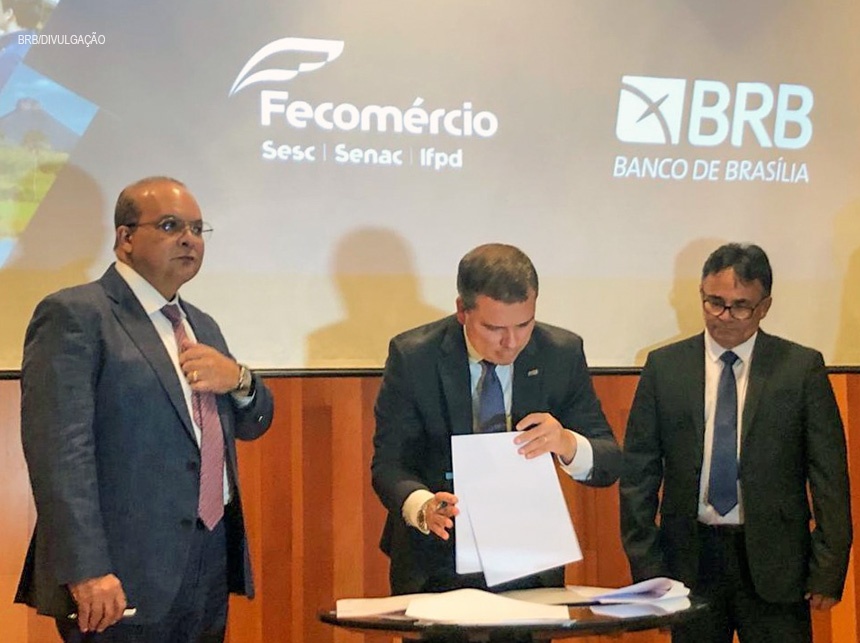 BRB assina mais uma parceria, dessa vez com a Fecomércio de Tocantins