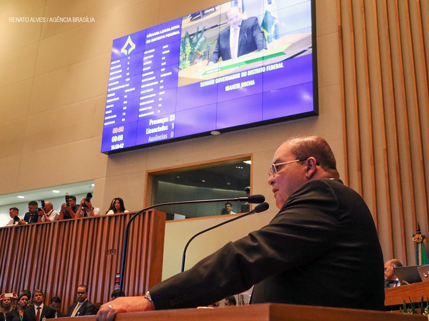 “O BRB saiu de páginas policiais e está nas de economia de qualquer jornal desse país” afirma Ibaneis