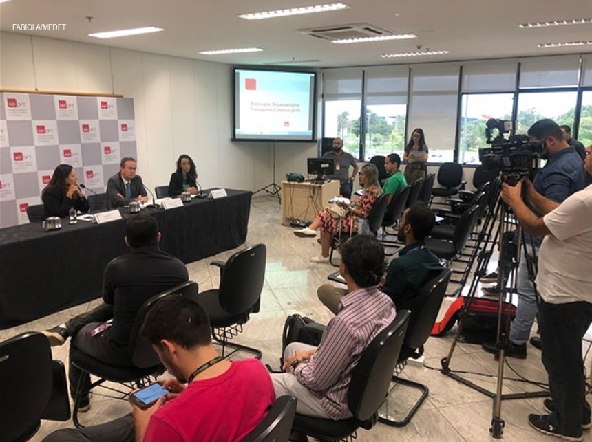 Transporte público: MPDFT apresenta avaliação dos usuários e execução orçamentária em 2019