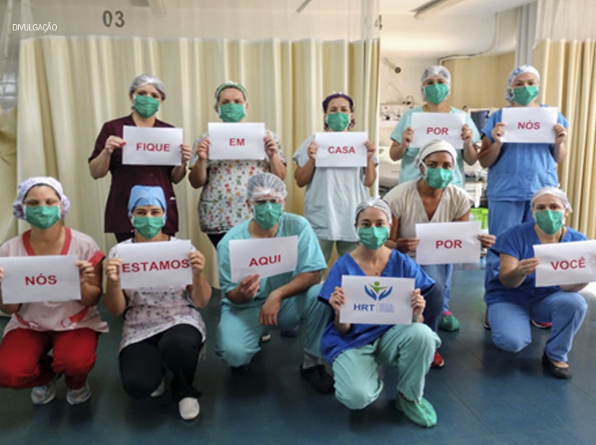 Profissionais da Saúde alertam sobre a importância do isolamento contra disseminação do coronavírus