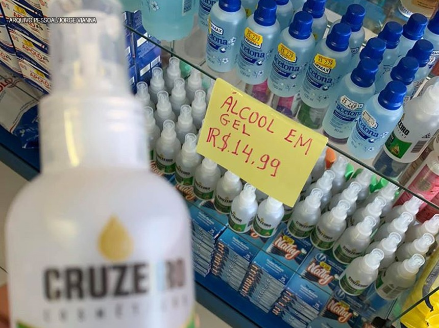 Jorge Vianna quer aumento de fiscalização do preço de álcool gel e produtos utilizados na prevenção ao coronavírus