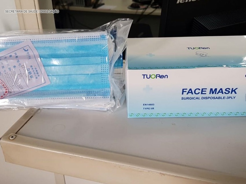 Saúde recebe mais de 180 mil EPIs, insumos e testes rápidos para Covid-19