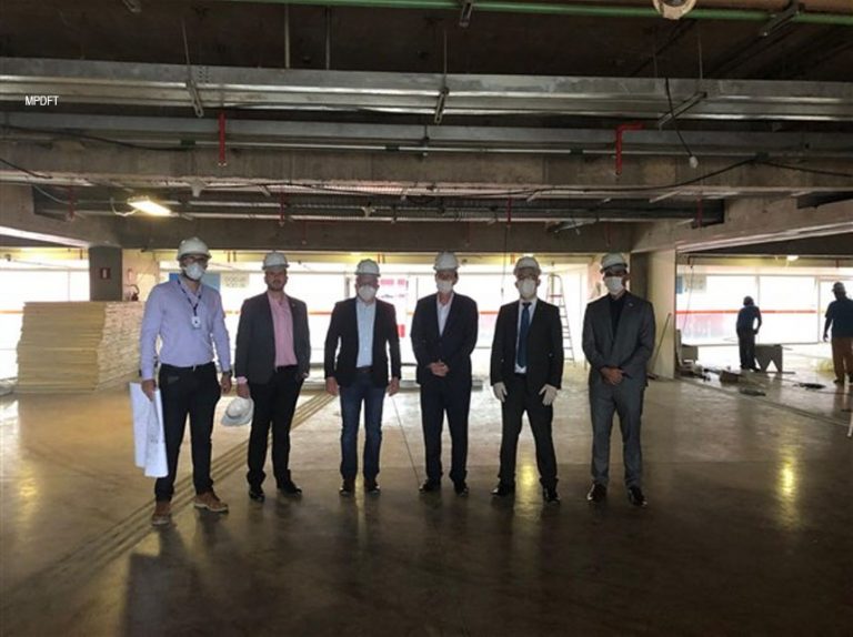 Covid-19: MPDFT visita instalações no Estádio Nacional