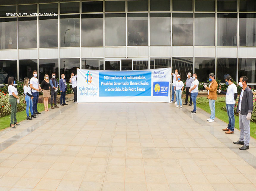 Mais de 100 toneladas de solidariedade no DF