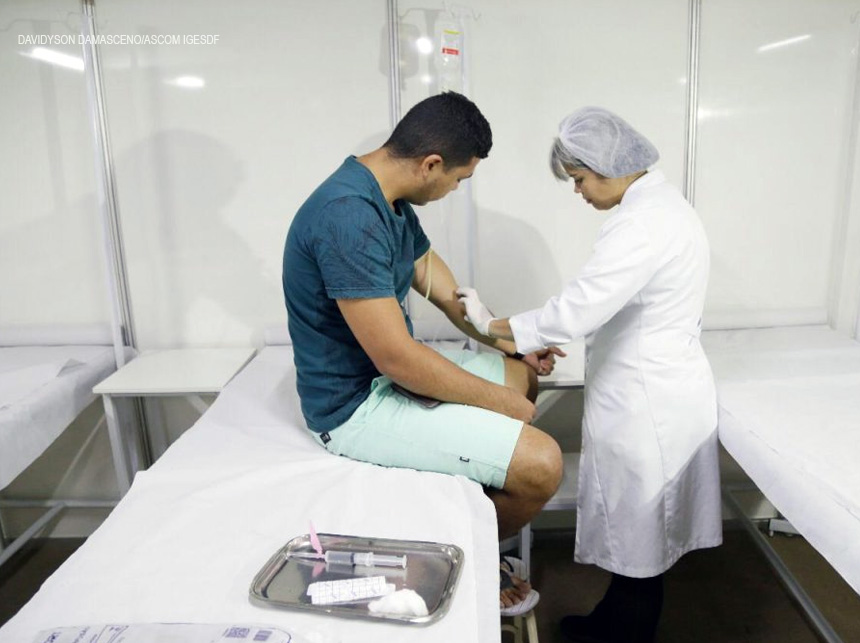 IGESDF realiza mais de treze mil atendimentos nas estruturas para dengue