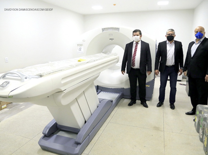 Aparelho PET-CT está em montagem no Hospital de Base do DF