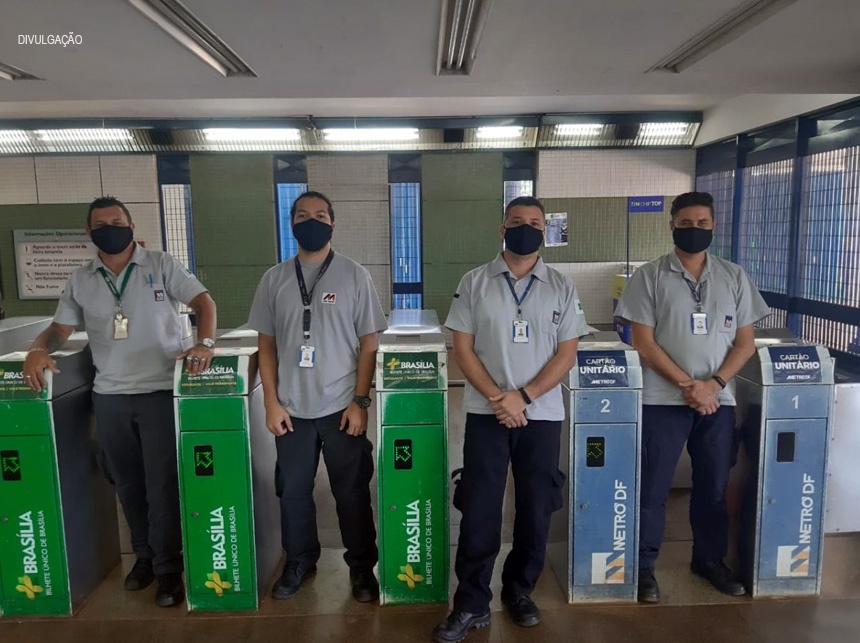 Metrô-DF vai exigir uso de máscaras a partir de quinta-feira (30)