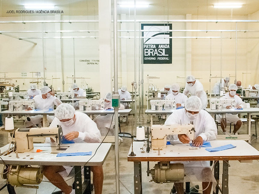 Governo vai pagar R$ 0,45 por máscara produzida na Papuda