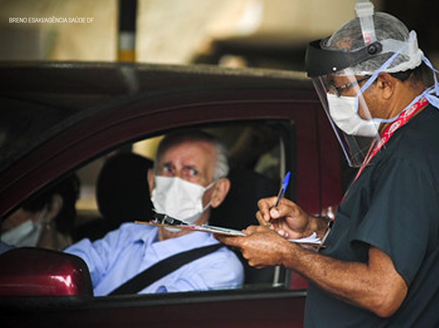 Testagem para Covid-19, na população do DF, começa nesta terça-feira (21)