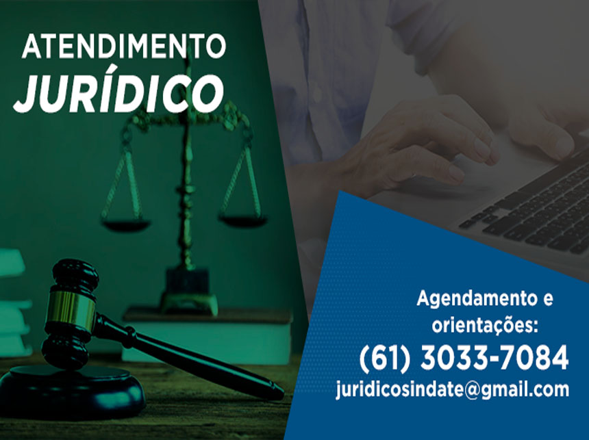 Jurídico do Sindate disponibiliza atendimento remoto para filiados