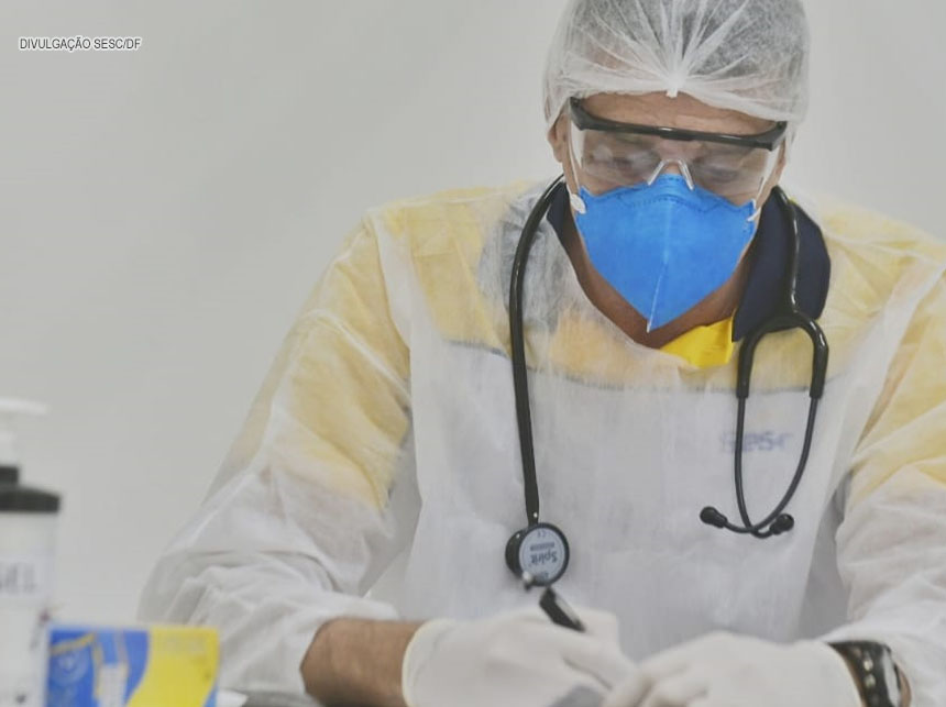 Sesc oferece serviço médico por telefone e consultas presenciais em três unidades do DF a partir de segunda-feira (25)