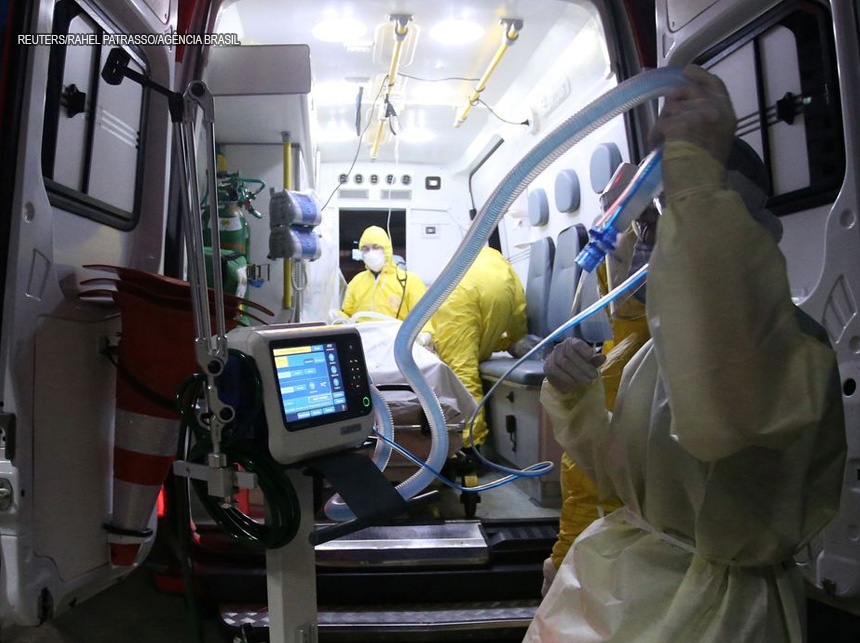 Covid-19: país tem 844 novas mortes registradas; total chega a 13.993