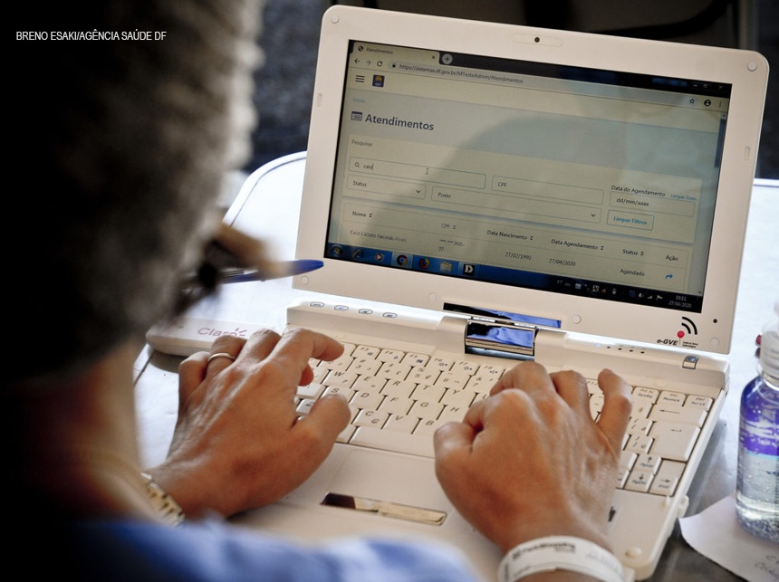 Site da testagem em massa para Covid-19 agora informa número de vagas ofertadas no DF