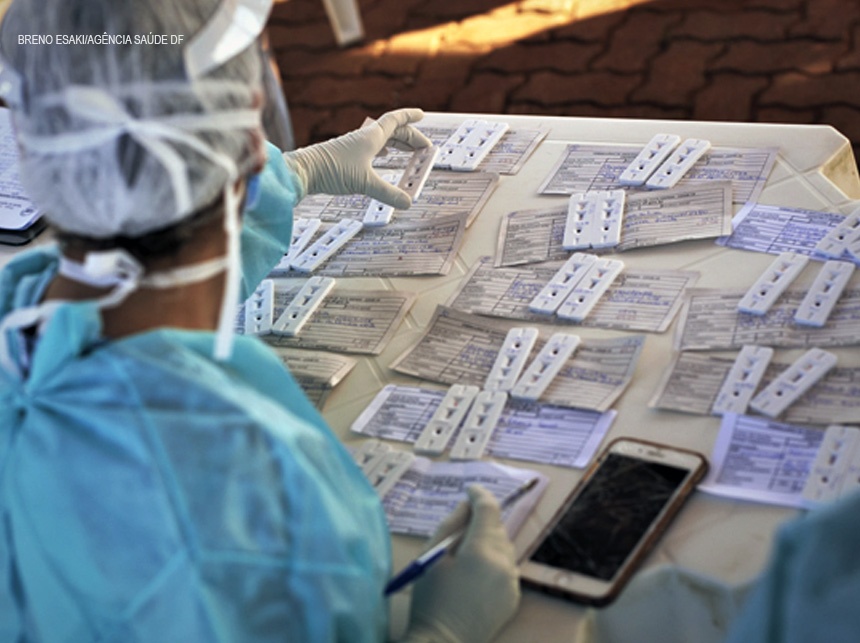 Saúde já fez mais de 213 mil testes rápidos nas modalidades drive-thru e itinerante