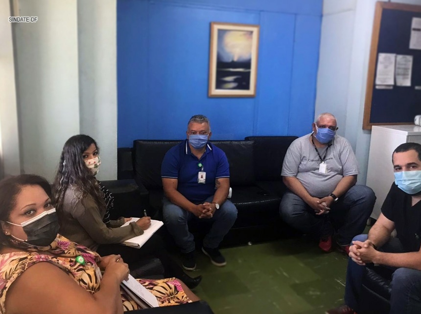 Sindate visita o Hospital Regional do Guará para apurar irregularidades