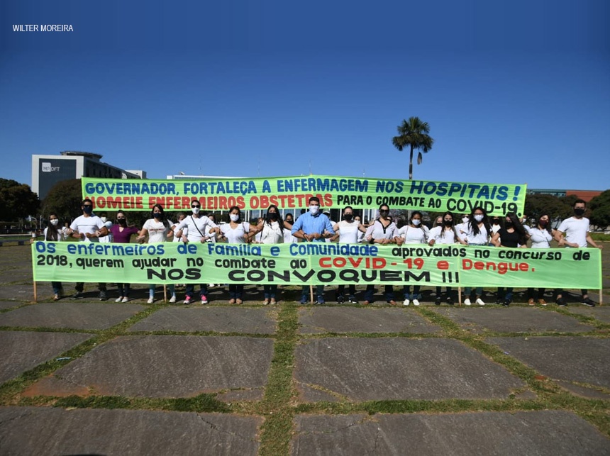 Enfermeiros cobram e governador do DF confirma nomeação de concursados