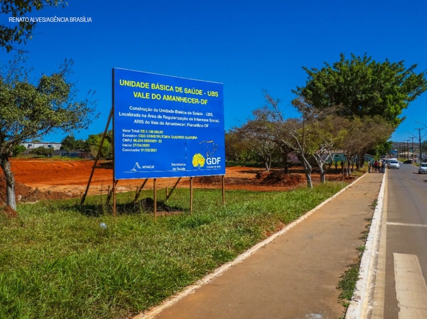 Obra da UBS do Vale do Amanhecer será retomada