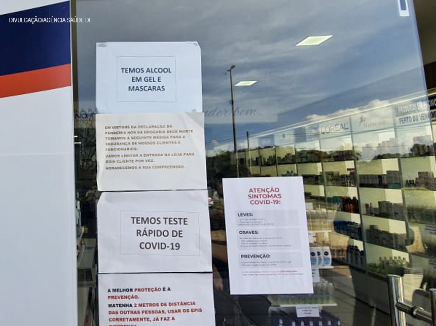 Drogaria é autuada por descumprir normas sanitárias ao realizar testes rápidos