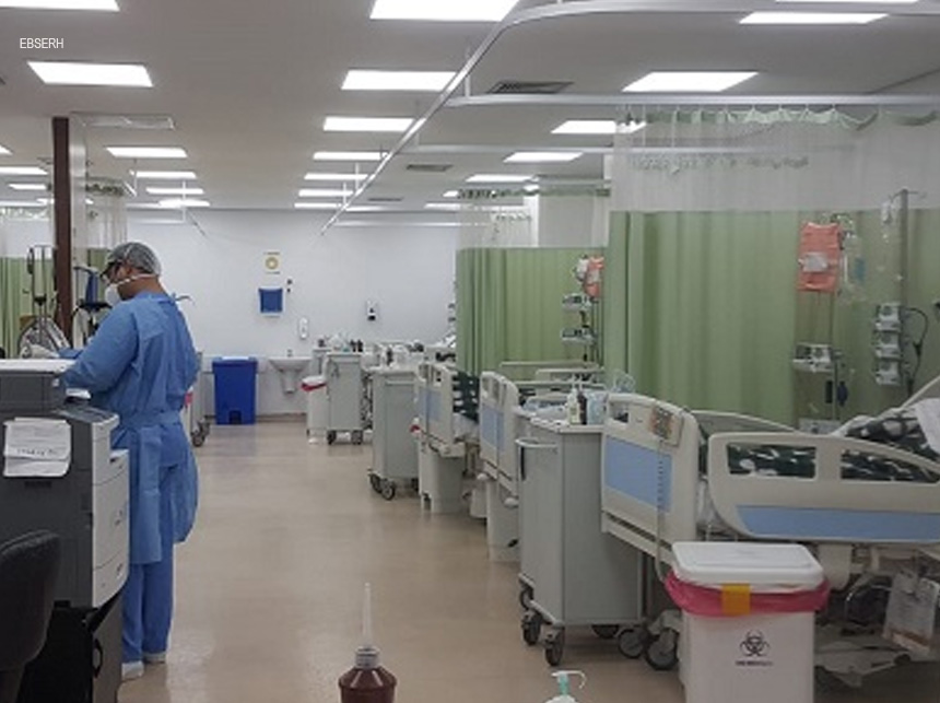 HUB disponibiliza mais 8 leitos de UTI e 10 de enfermaria para pacientes com Covid-19