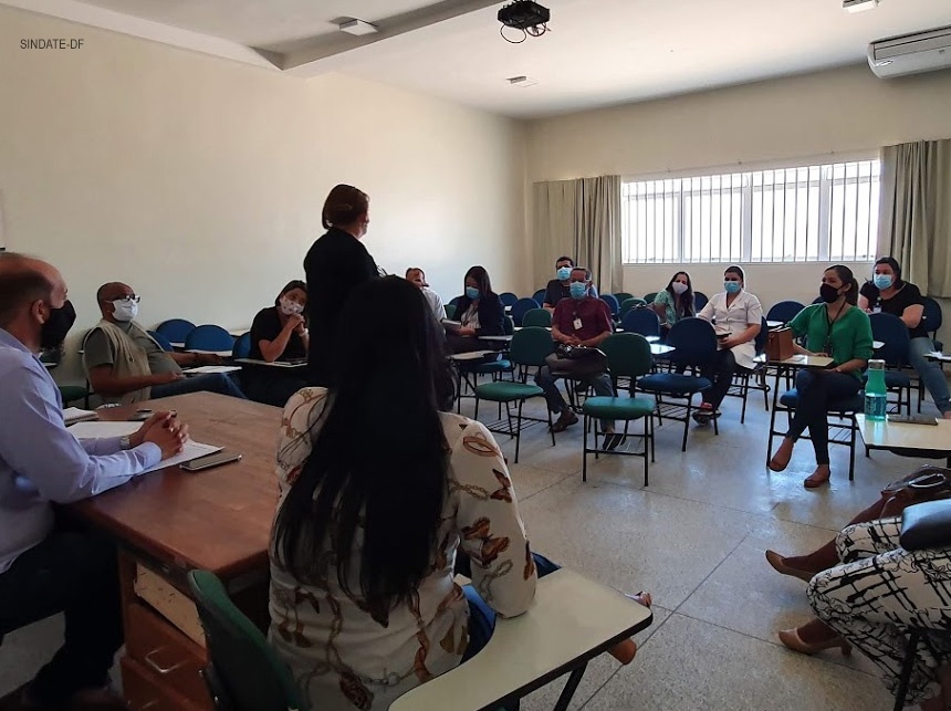 Sindate discute soluções com profissionais do Hospital Regional do Gama