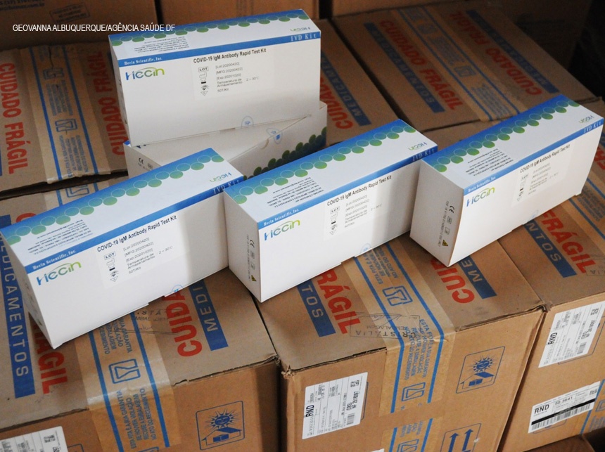 Saúde recebe 300 mil testes para detectar coronavírus