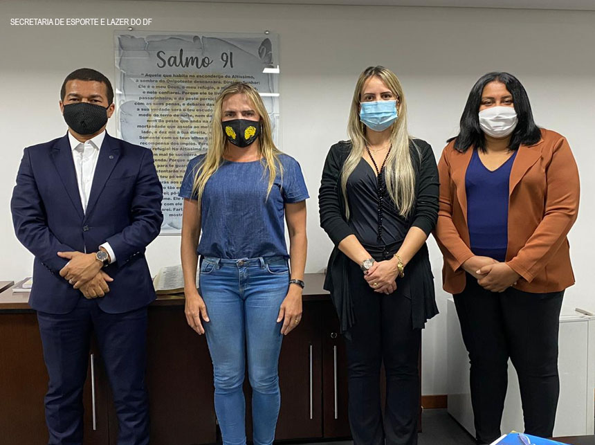 Secretaria atua em parceria com as administrações regionais do DF em prol do incentivo à prática esportiva