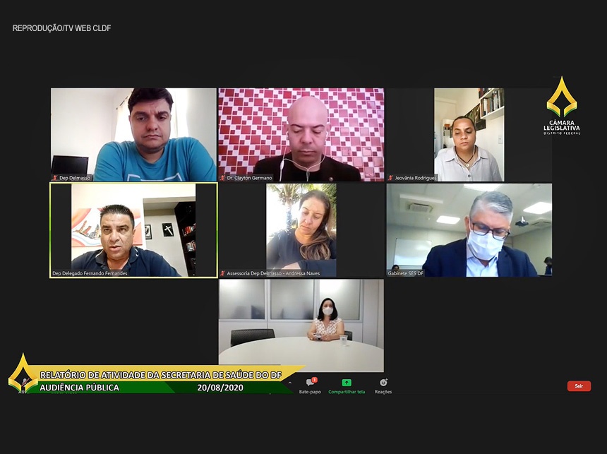 CLDF fiscaliza ações da Secretaria de Saúde contra a pandemia