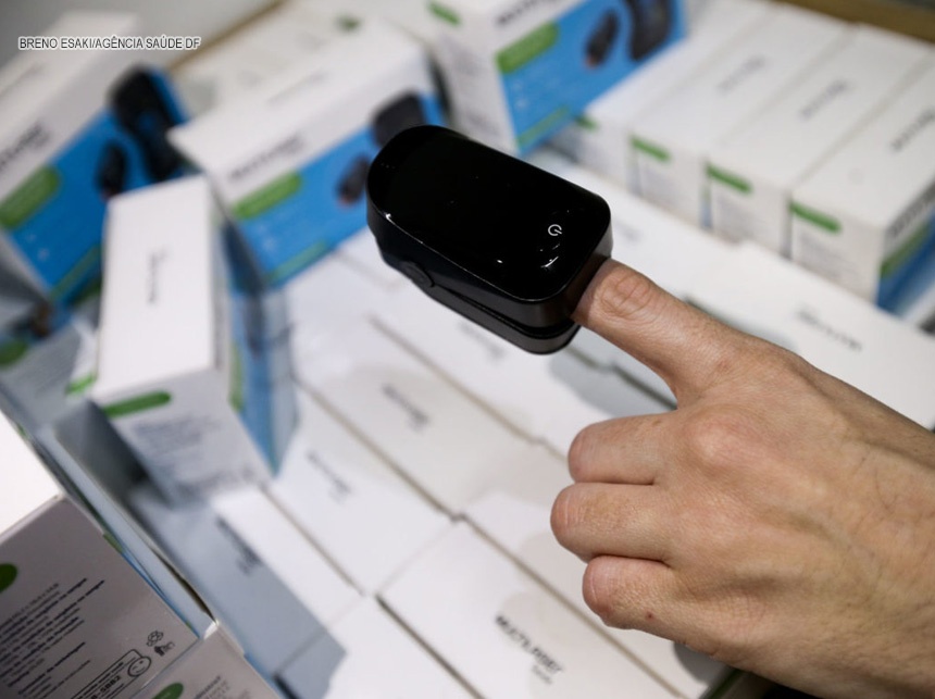 560 oxímetros doados pela Fundação Itaú são destinados as Unidades Básicas de Saúde do DF