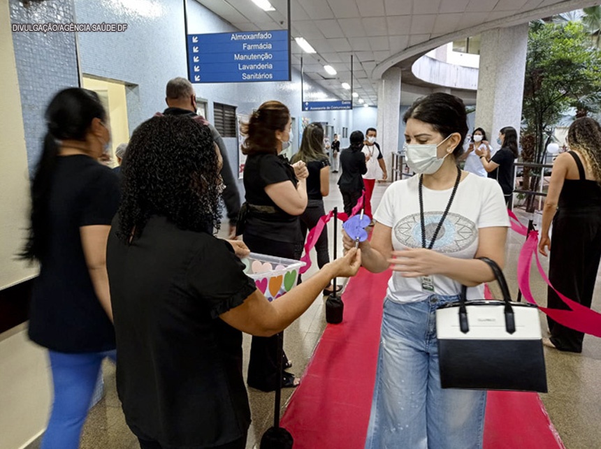 Servidores são recebidos como VIPs no Hospital Regional da Asa Norte