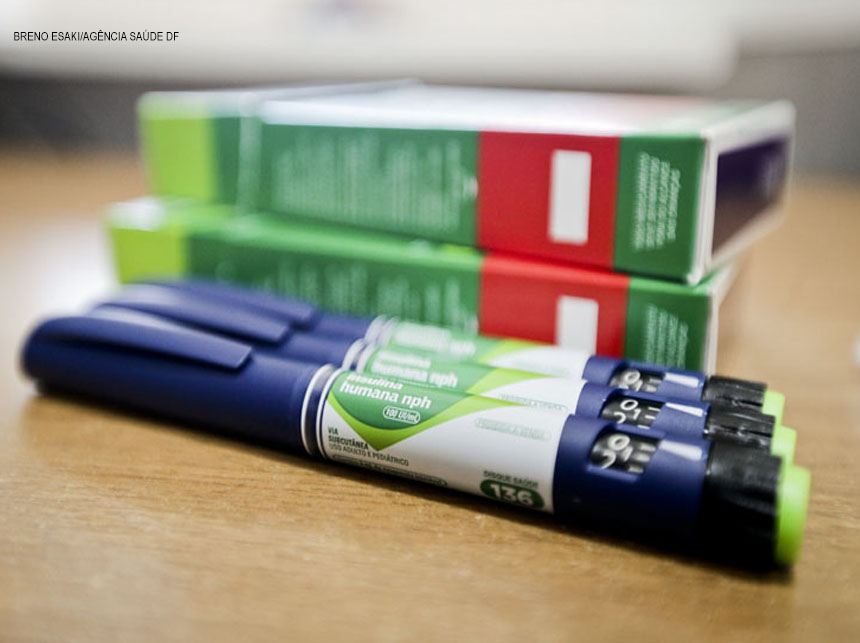 Secretaria de Saúde do DF disponibiliza 118 mil canetas de insulina para diabéticos