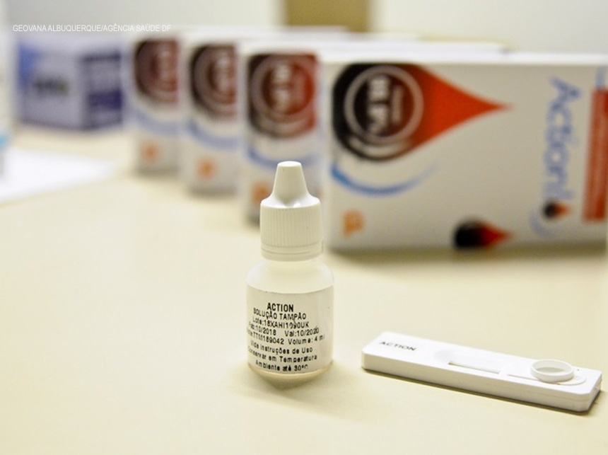 População do DF passa a contar com autoteste de HIV, gratuito