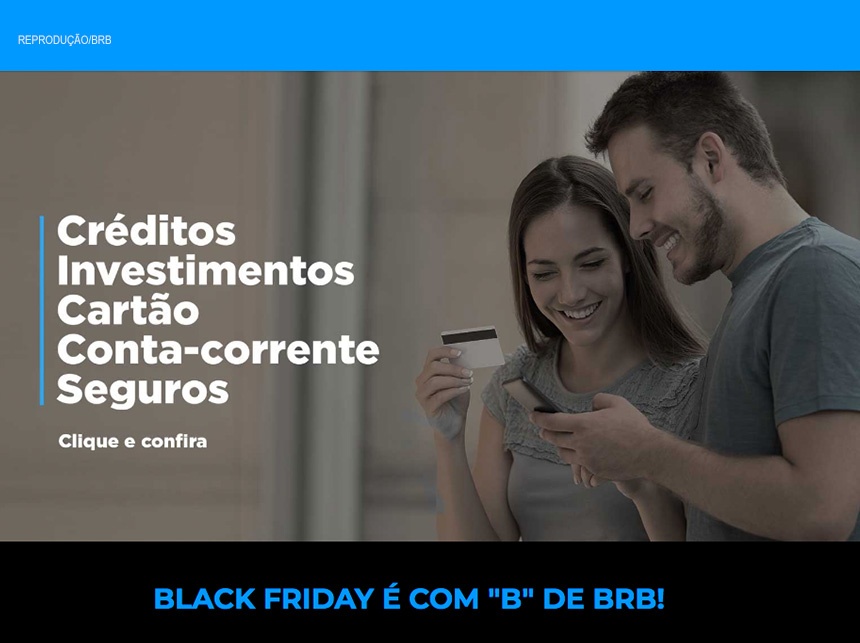 BRB lança pacote de descontos especiais para a Black Friday