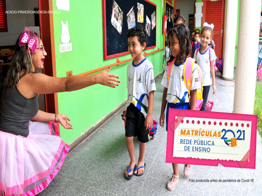 Rede pública de ensino do DF abre inscrições para vagas em 2021