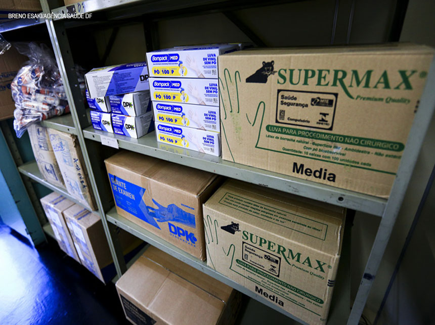 Saúde confirma situação de abastecimento de insumos no DF