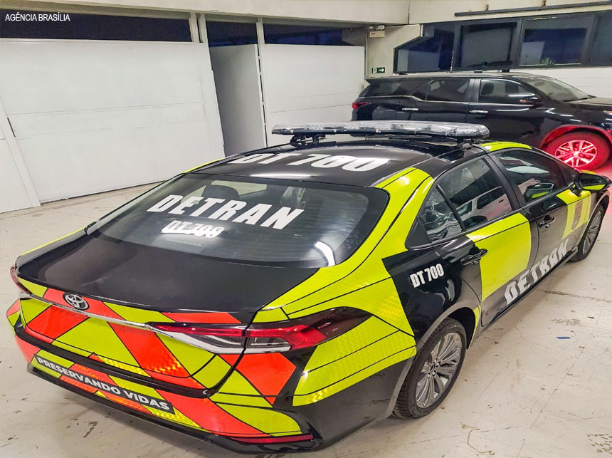 Detran renova frota da fiscalização e adota novo layout