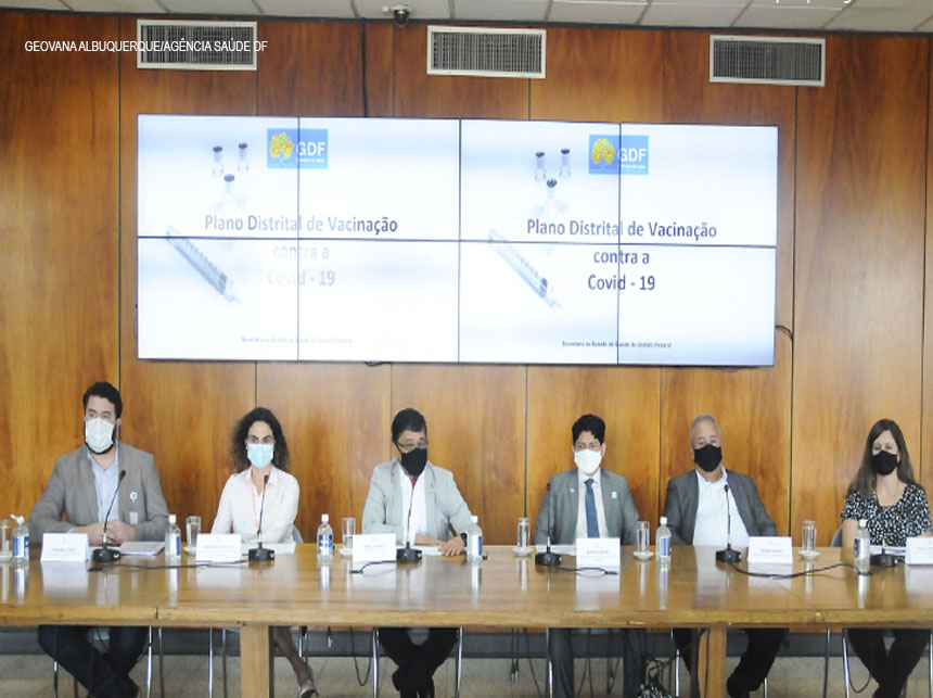 Plano Distrital contra a Covid-19 prevê 600 mil vacinados na primeira etapa
