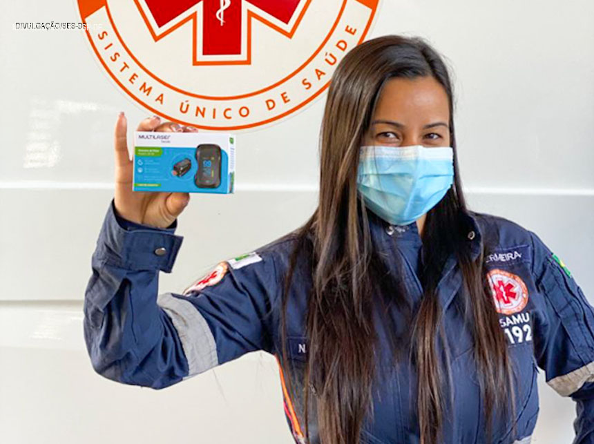 SAMU recebe doação de 40 oxímetros de pulso