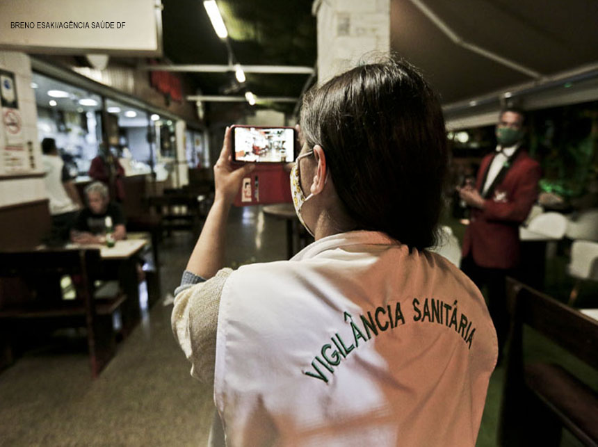 Vigilância Sanitária já fez mais de 4,7 mil fiscalizações em bares e restaurantes