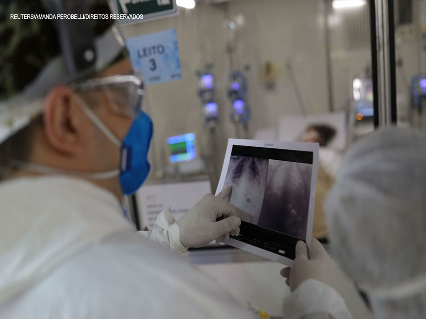 Brasil registra 1.283 mortes por covid-19 em 24 horas