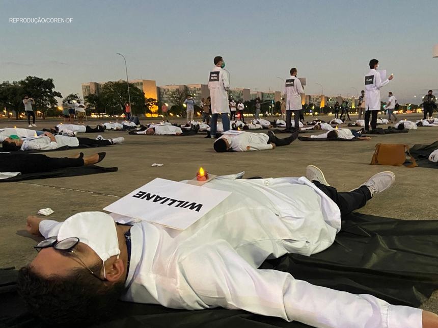 Chega! Não dá para aceitar mais mortes de profissionais de enfermagem, que podem ser evitadas, avisa o Coren-DF