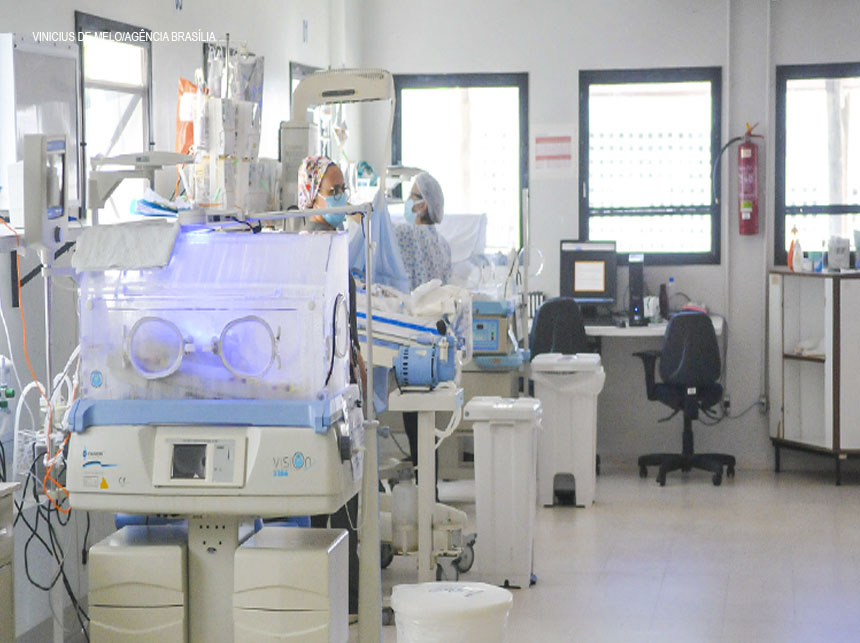 Telhado do HMIB é impermeabilizado e leitos de UTI Neonatal são liberados