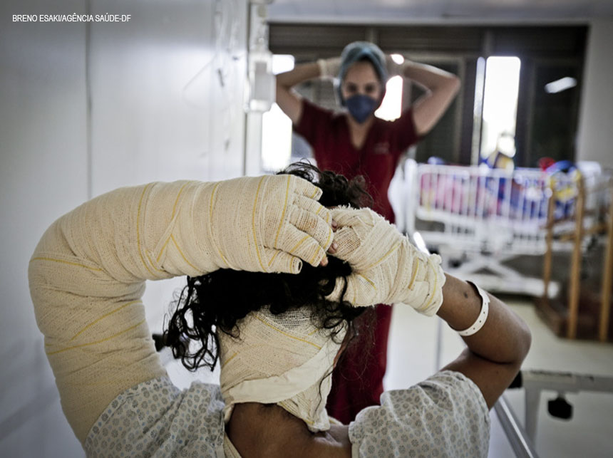 Unidade de Queimados do Hran fez mais de 9,6 mil atendimentos em 2020