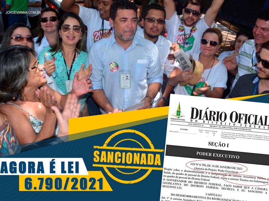 Vianna comemora a sanção da Lei do Plano de Carreira dos Técnicos em Enfermagem