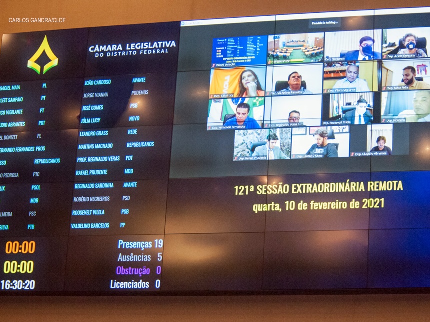 Falta de doses e prioridades na vacinação são debatidas pelos distritais