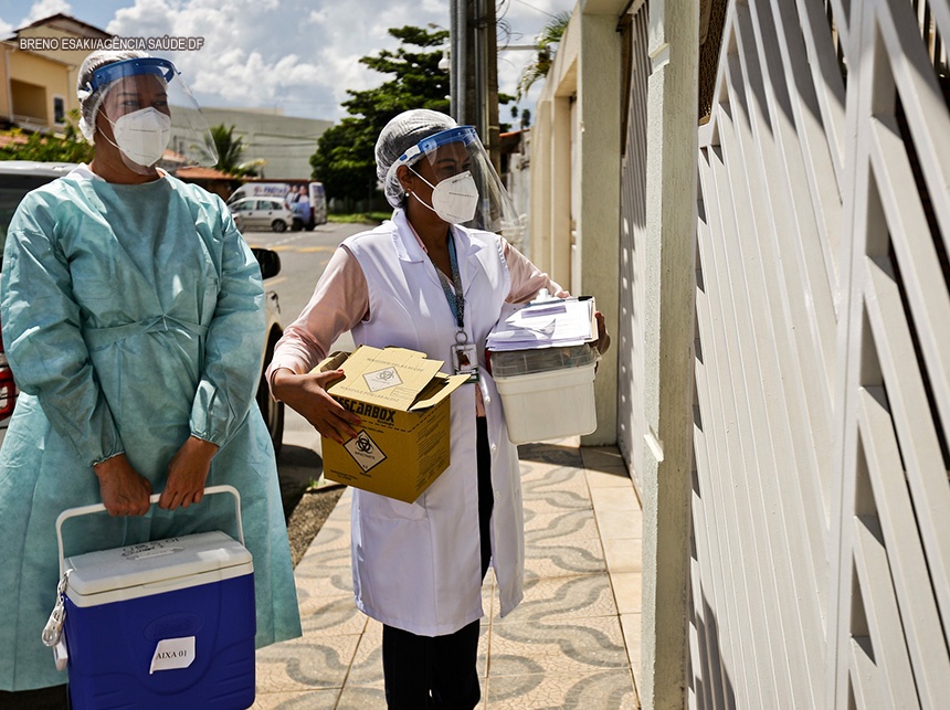 Primeiros pacientes cadastrados pelo Telecovid são vacinados