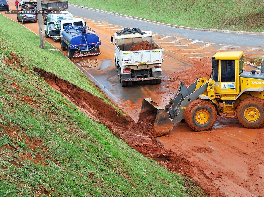 GDF reforça ações, nas asas Norte e Sul, para reduzir danos causados por chuvas