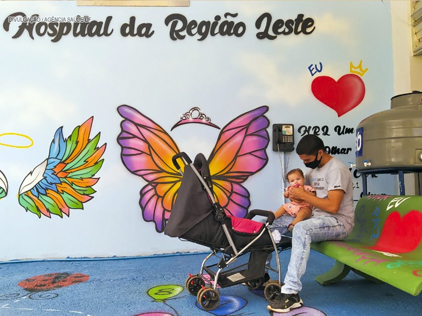 Pediatria do hospital de Planaltina ganha novo visual