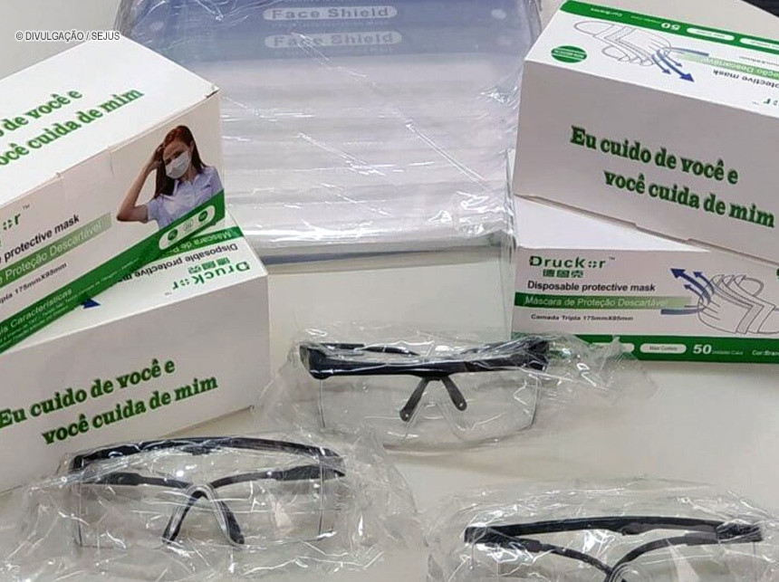 Sejus-DF direciona 50 mil EPIs aos servidores do Socioeducativo